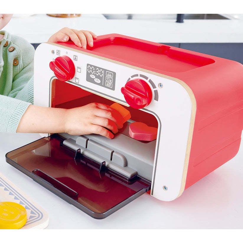 Hape: My Baking Oven With Magic Cookies - Red & White