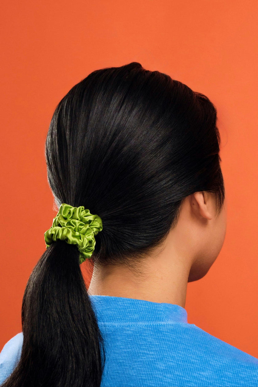 Sage Silk Scrunchies
