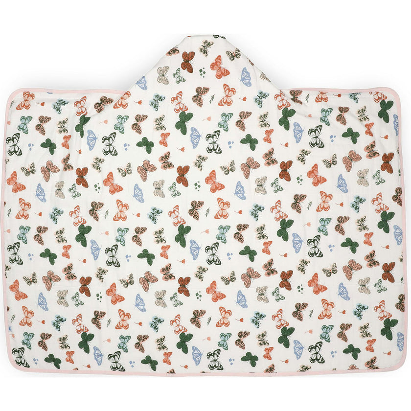 Toddler Hooded Towel - Butterflies