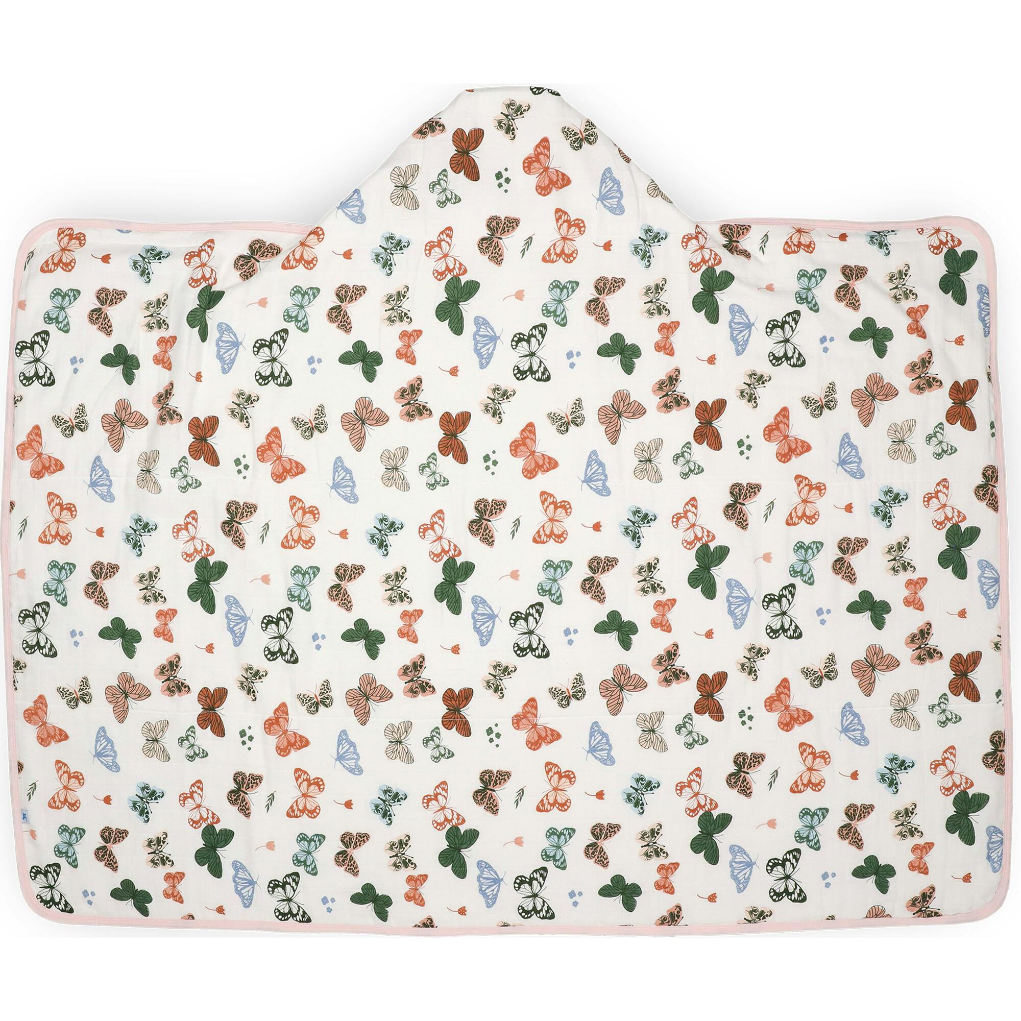 Toddler Hooded Towel - Butterflies