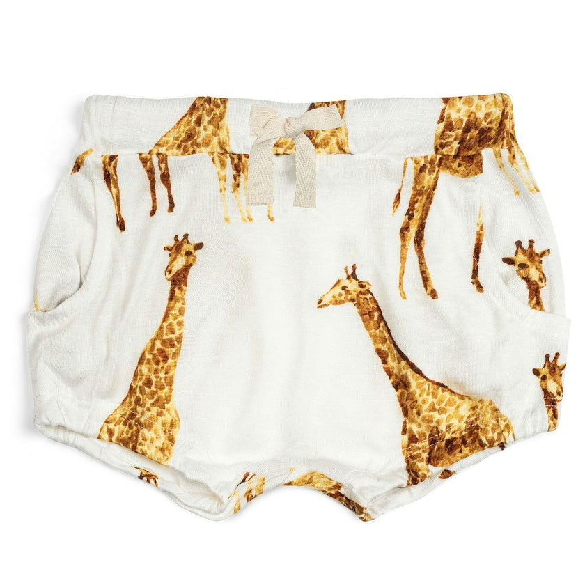 Orange Giraffe Bamboo Pocket Bloomer