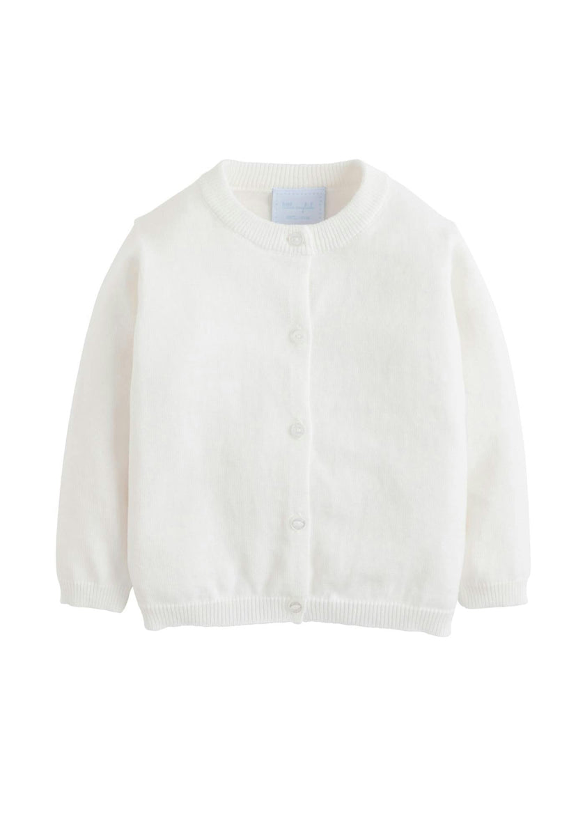 Essential Cardigan - White