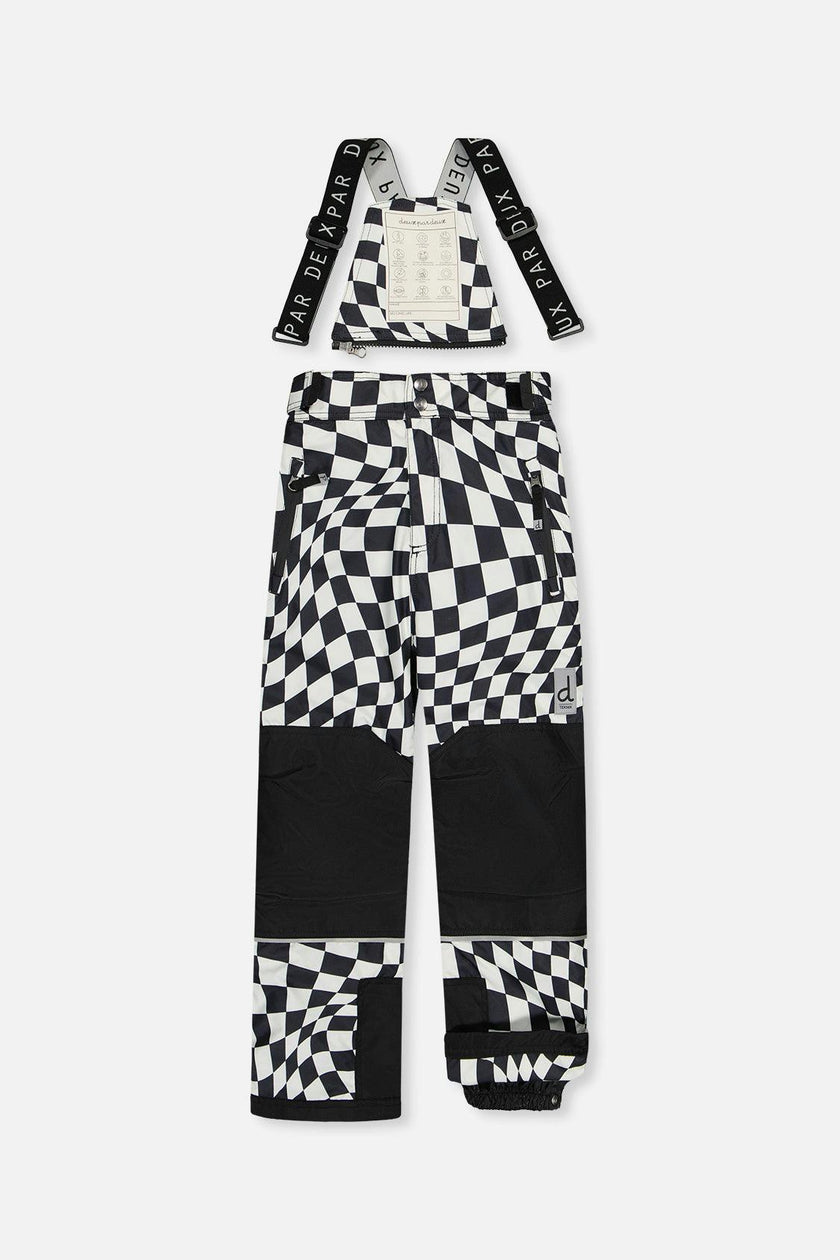 Two Piece Teknik Snowsuit Black And White