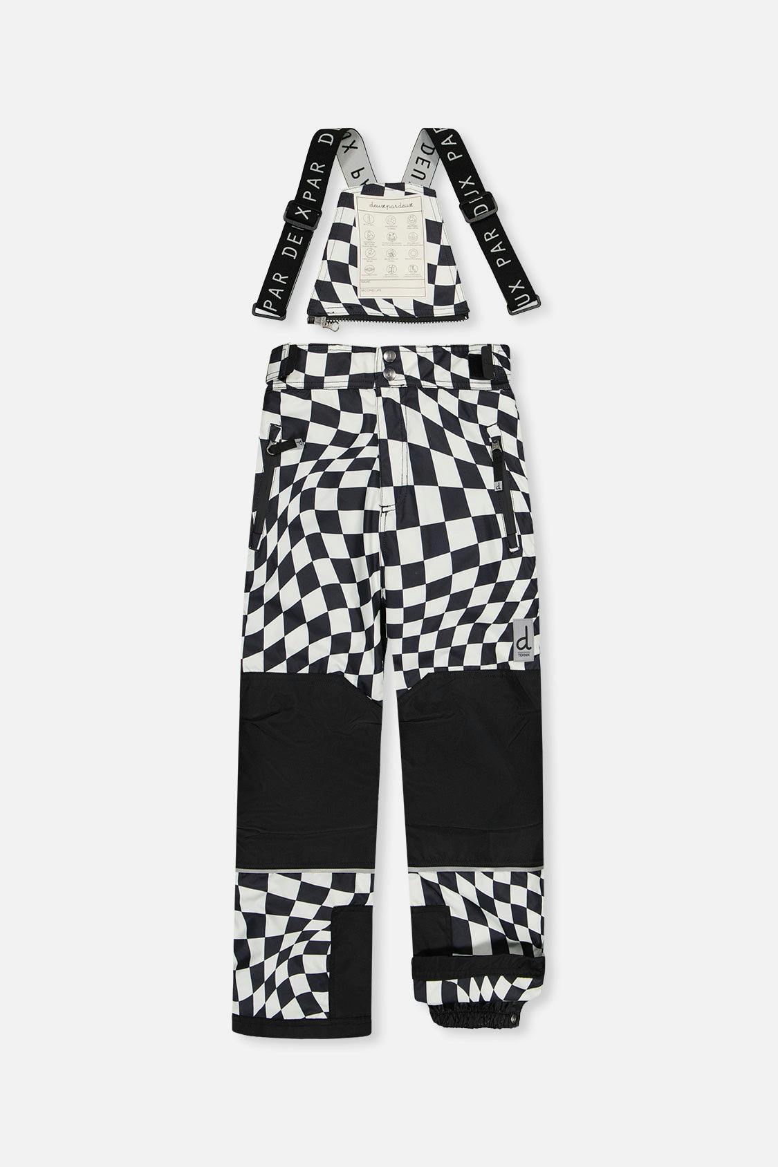 Two Piece Teknik Snowsuit Black And White