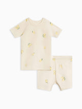 2-Piece Short Sleeve Jammie Set Wave Stripe / Rain