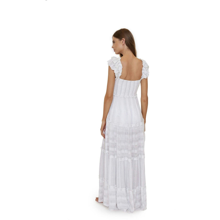 Women'S Waterlily Victoria Cover-Up Dress, White