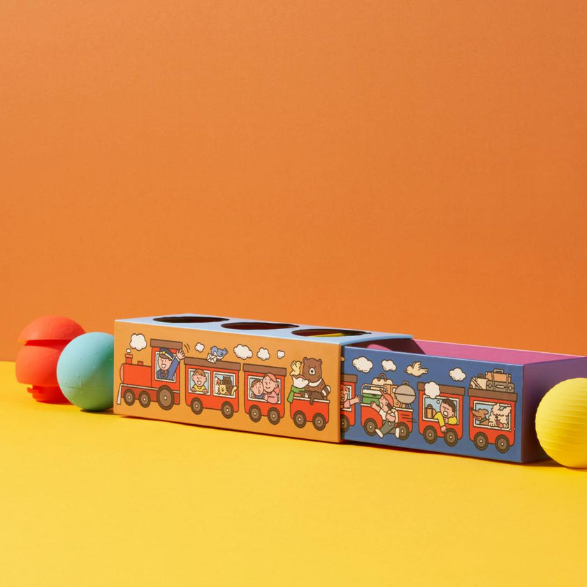 All-in-One Baby Ball in Train Play Box