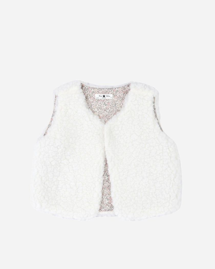 Nari Flower Teddy Vest