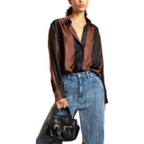 Collectible Stripe Silk Shirt