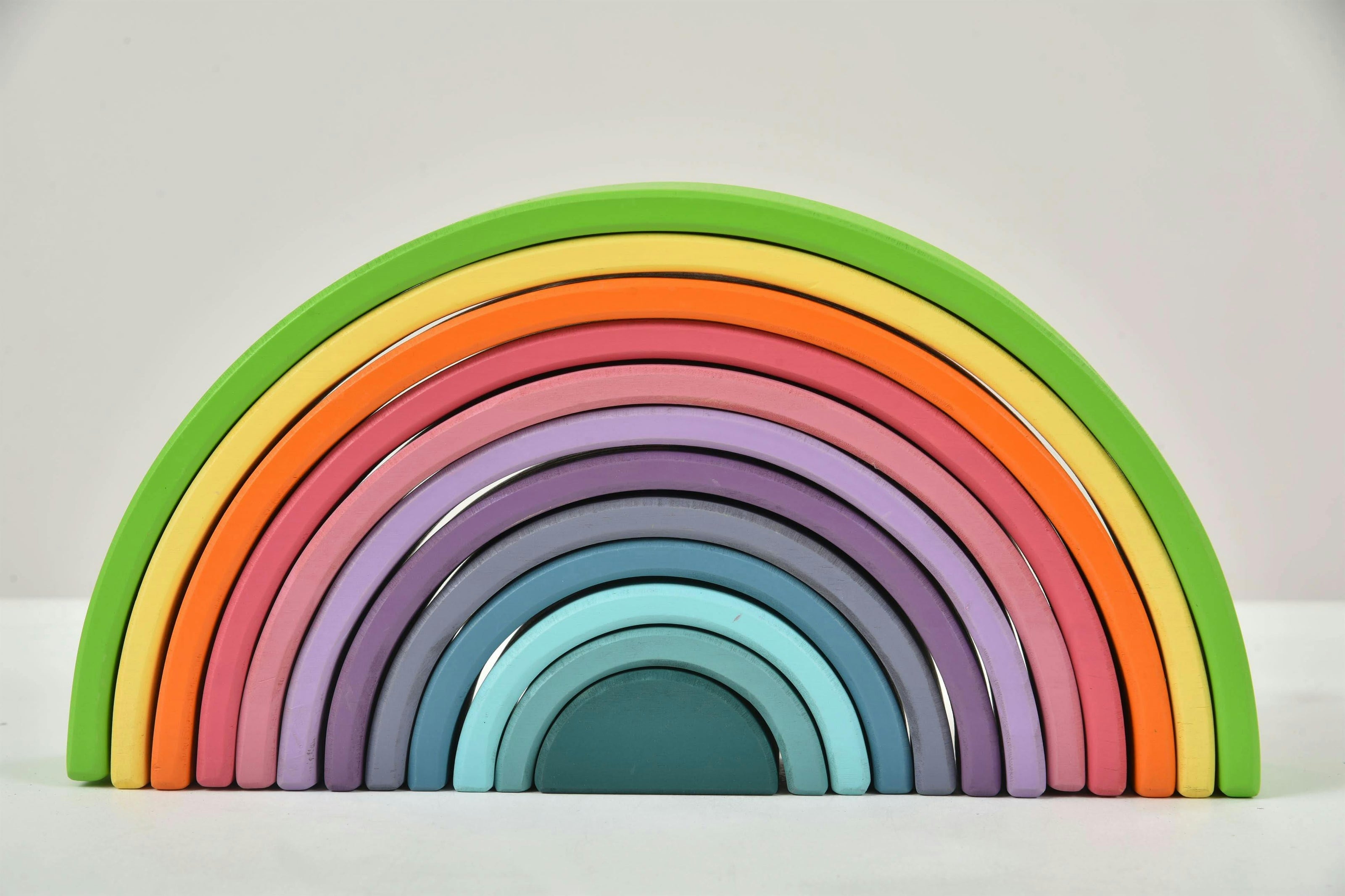 Avenlur Wooden Rainbow Stacker Blocks