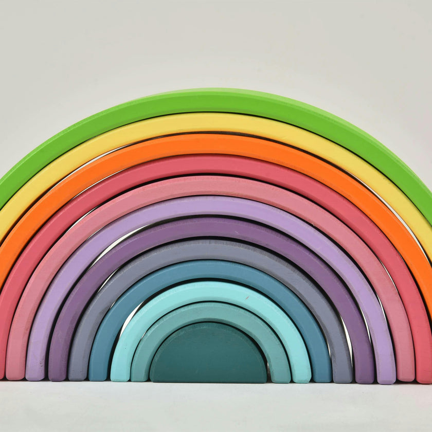 Avenlur Wooden Rainbow Stacker Blocks