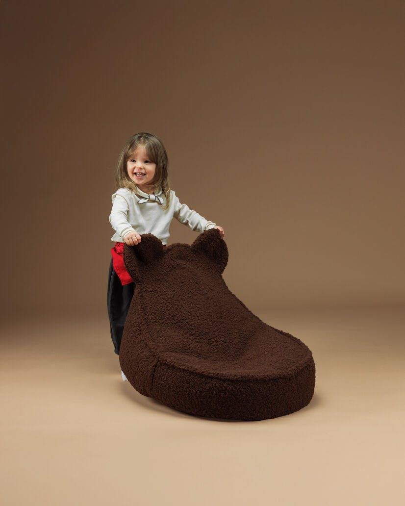 Warm Hazel Bear Beanbag