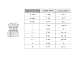 Girls Gauze Button Dress in Mini Daisy on Cream