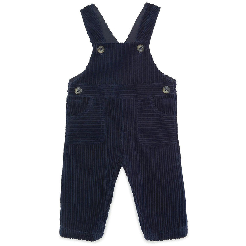 TARTINE ET CHOCOLAT Cord Baby Overalls - Marine