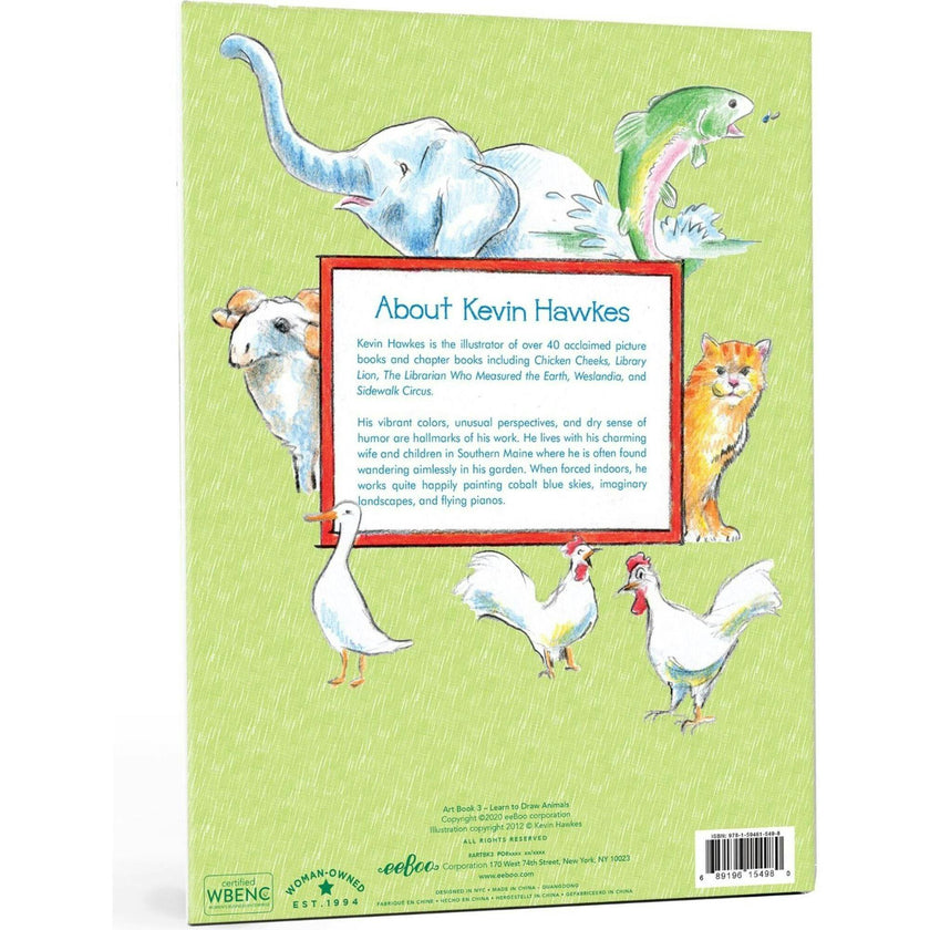 Art Book 3 - Learn to Draw Animals with Kevin Hawkes