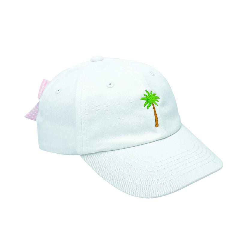 Palm Tree Bow Baseball Hat (Baby/Toddler, Youth)