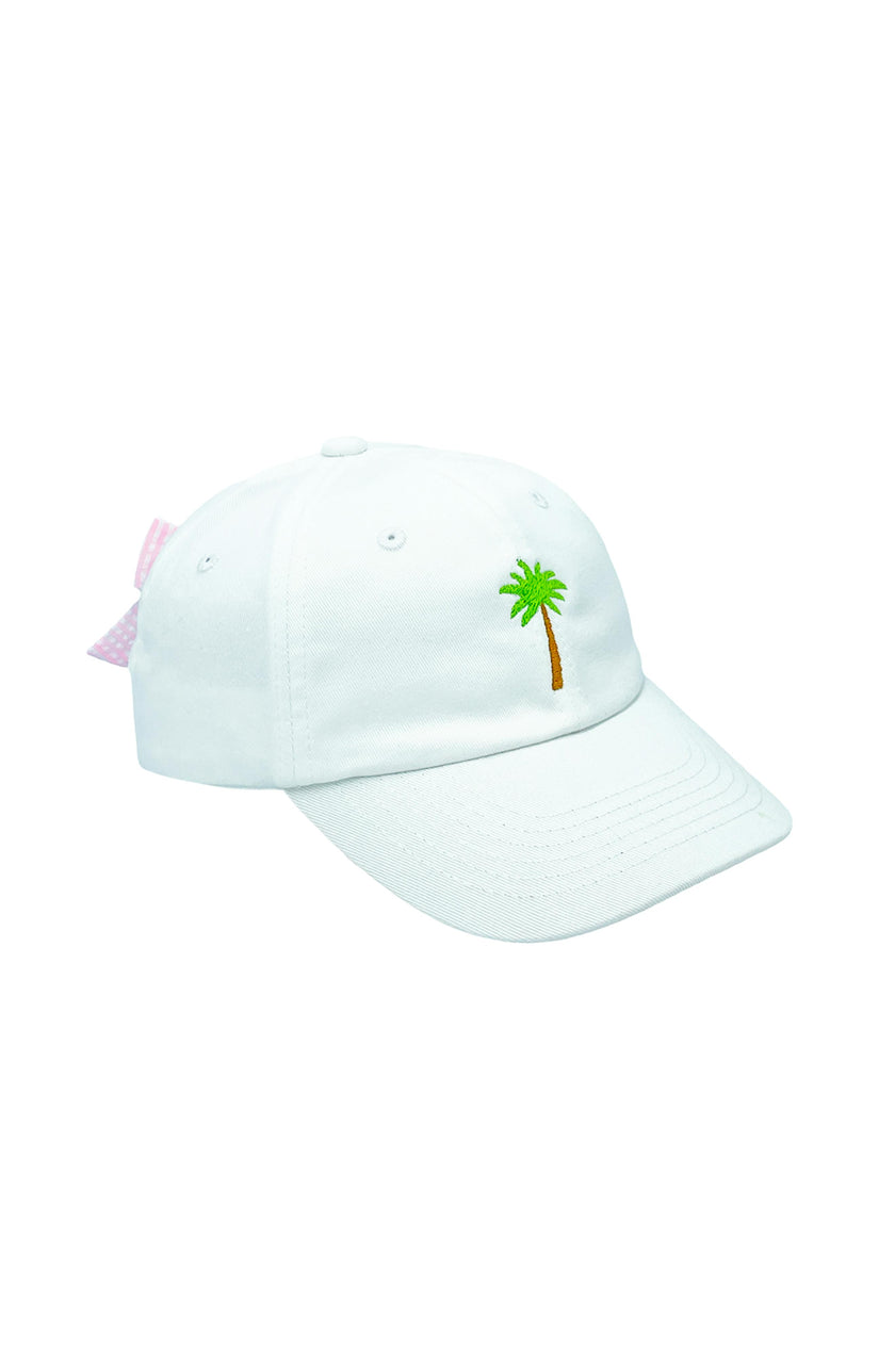 Women's Palm Tree Bow Baseball Hat