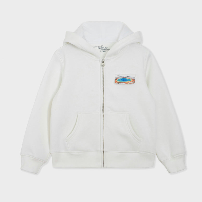 Grand Prismatic Spring Gift Box with Rainbow Pocket Kids Zip-Up Hoodie, Book, and Activities