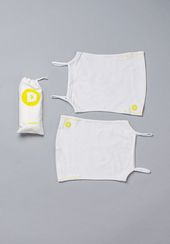 Girl's White Tank Set