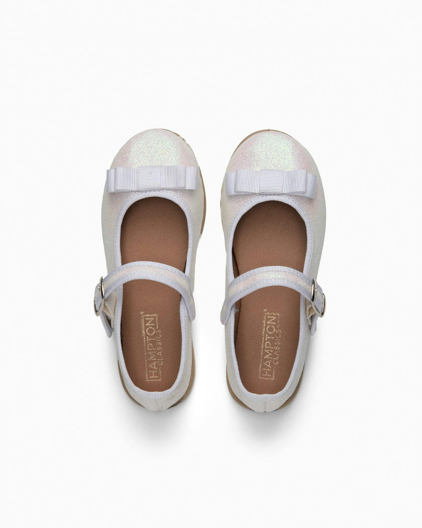 Hampton Classics Lana Sparkle Party Shoe in White