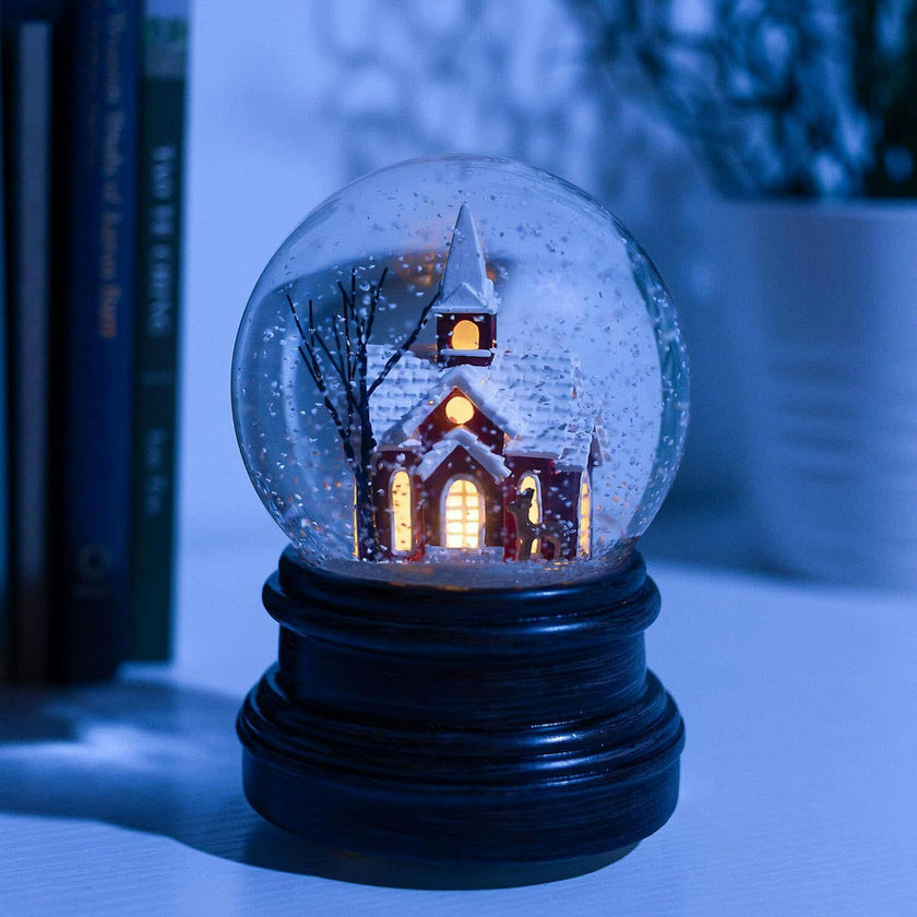 Ashfield & Harkness Sanctuary Church Decorative Snow Globe