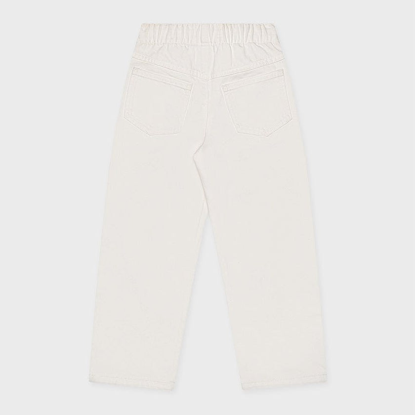 Organic Cotton Drawstring Straight Leg Jean