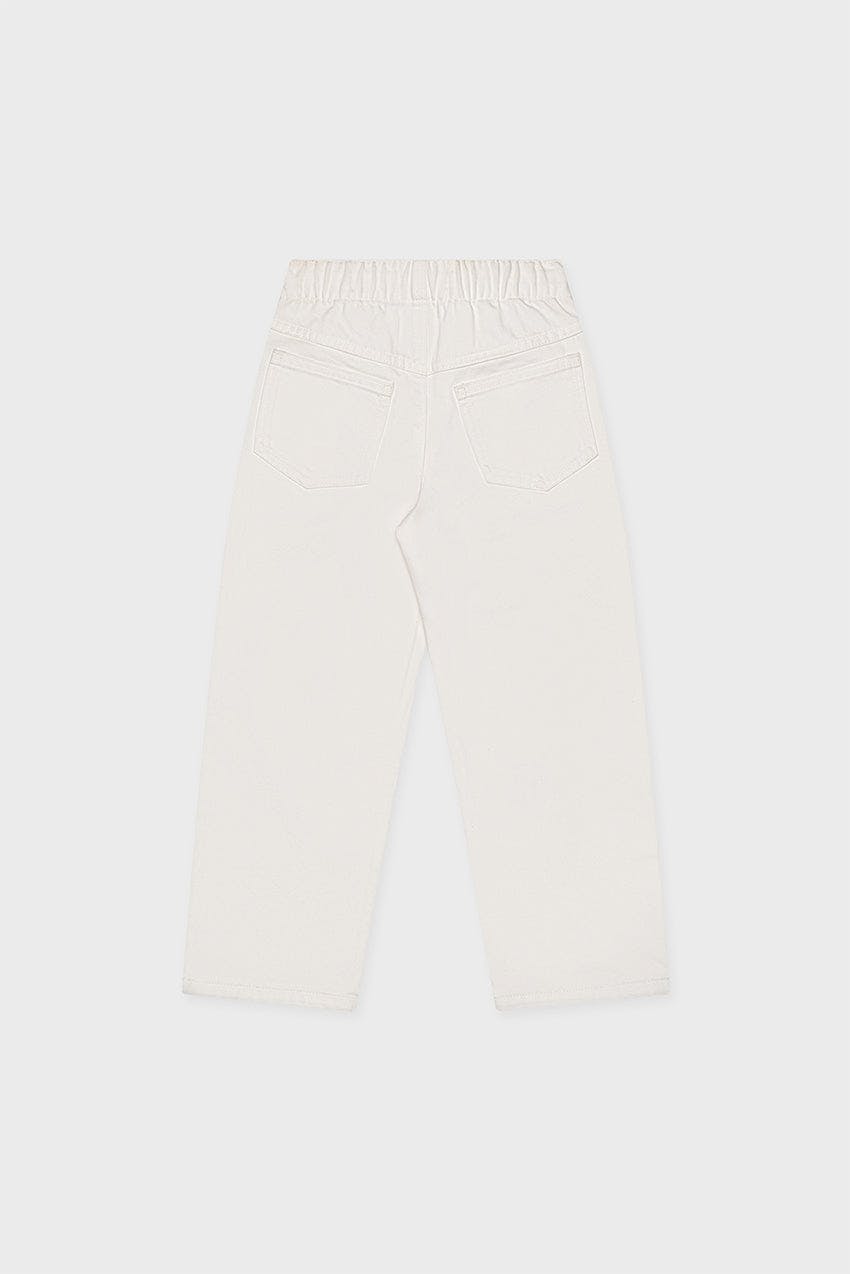 Organic Cotton Drawstring Straight Leg Jean
