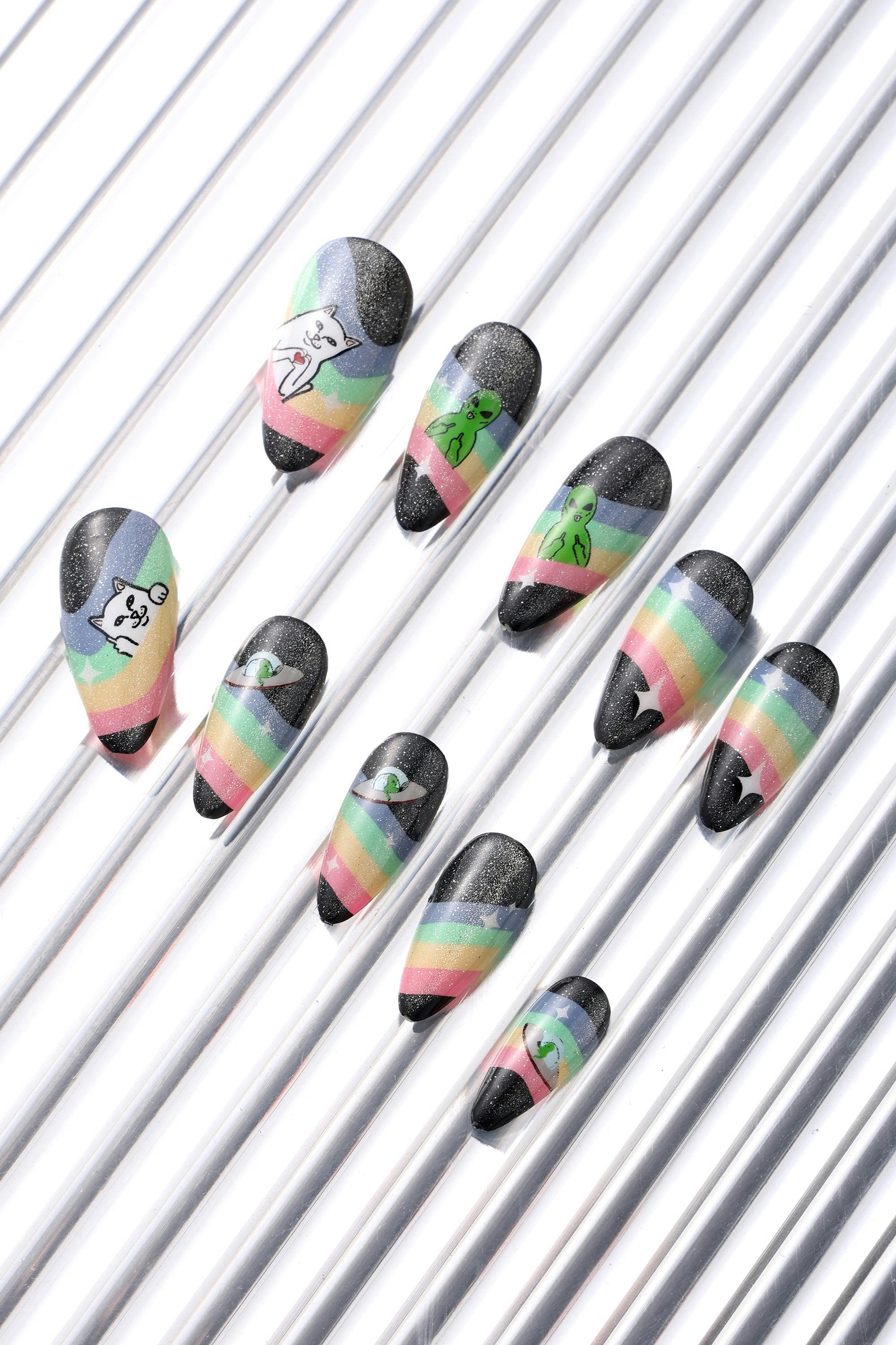 SPACED OUT - Ripndip Press-on Nails