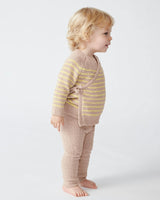 Wrap Top Striped - Fuzzy