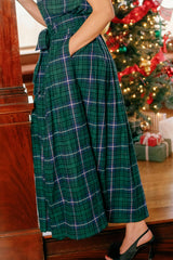 Angela Skirt in Emerald Plaid