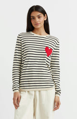 Breton Heart Wool & Cashmere Sweater