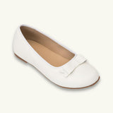Camille Ballet Flat | Bone Leather