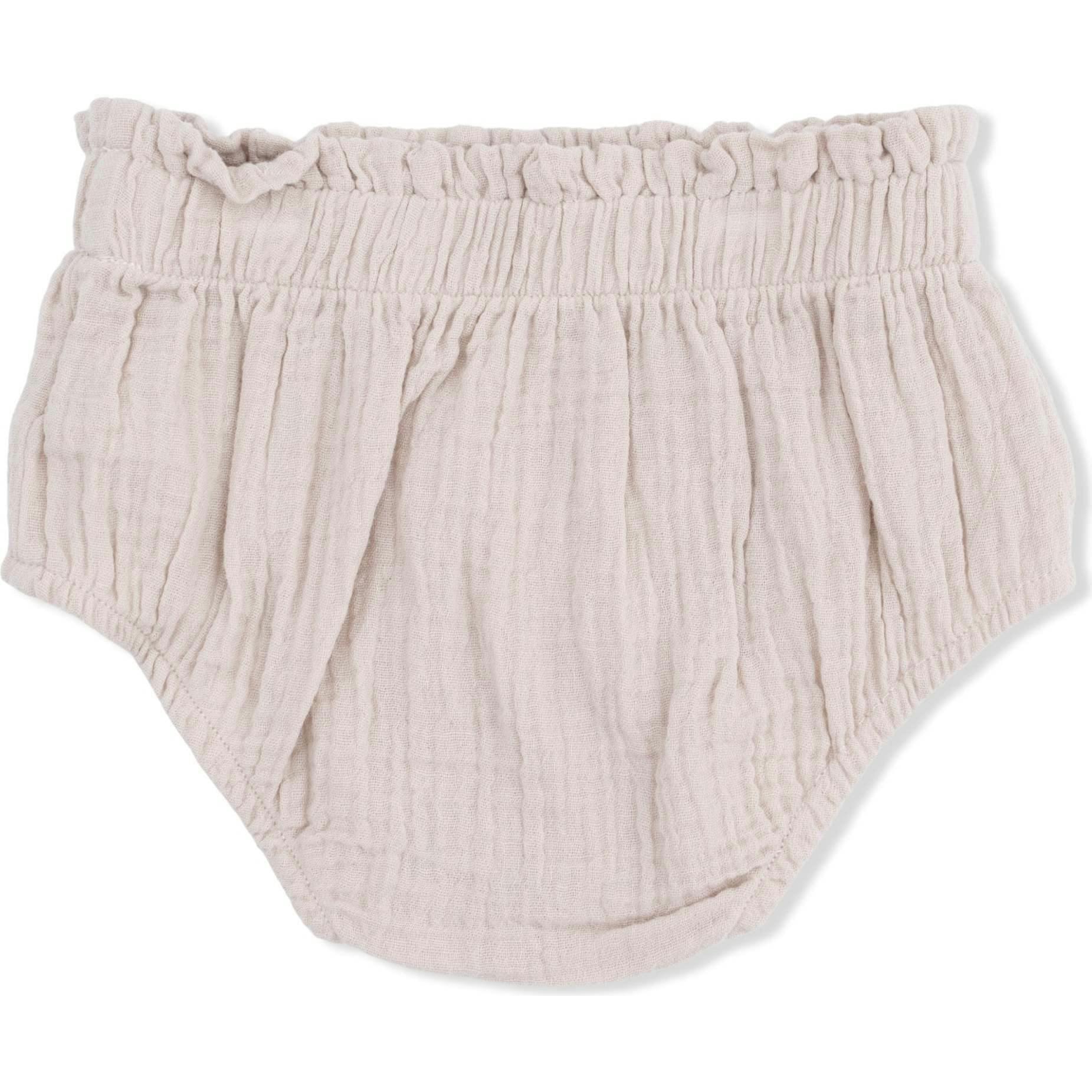 Solid Muslin French Oak - Babydoll Top with Mod Bloomer
