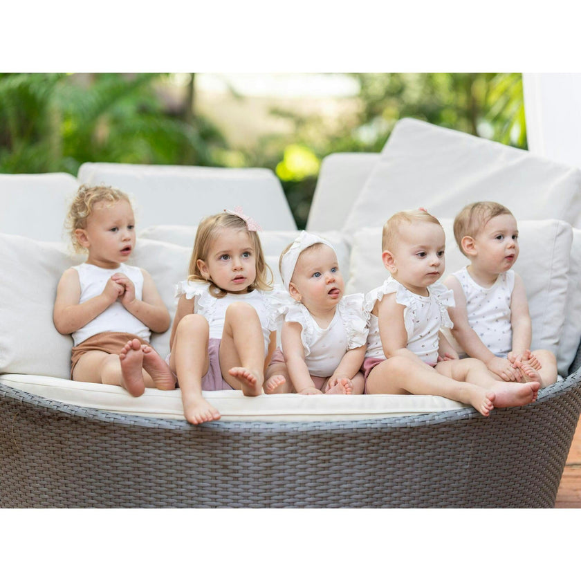Boys Sleeveless Onesie & Bloomers Set