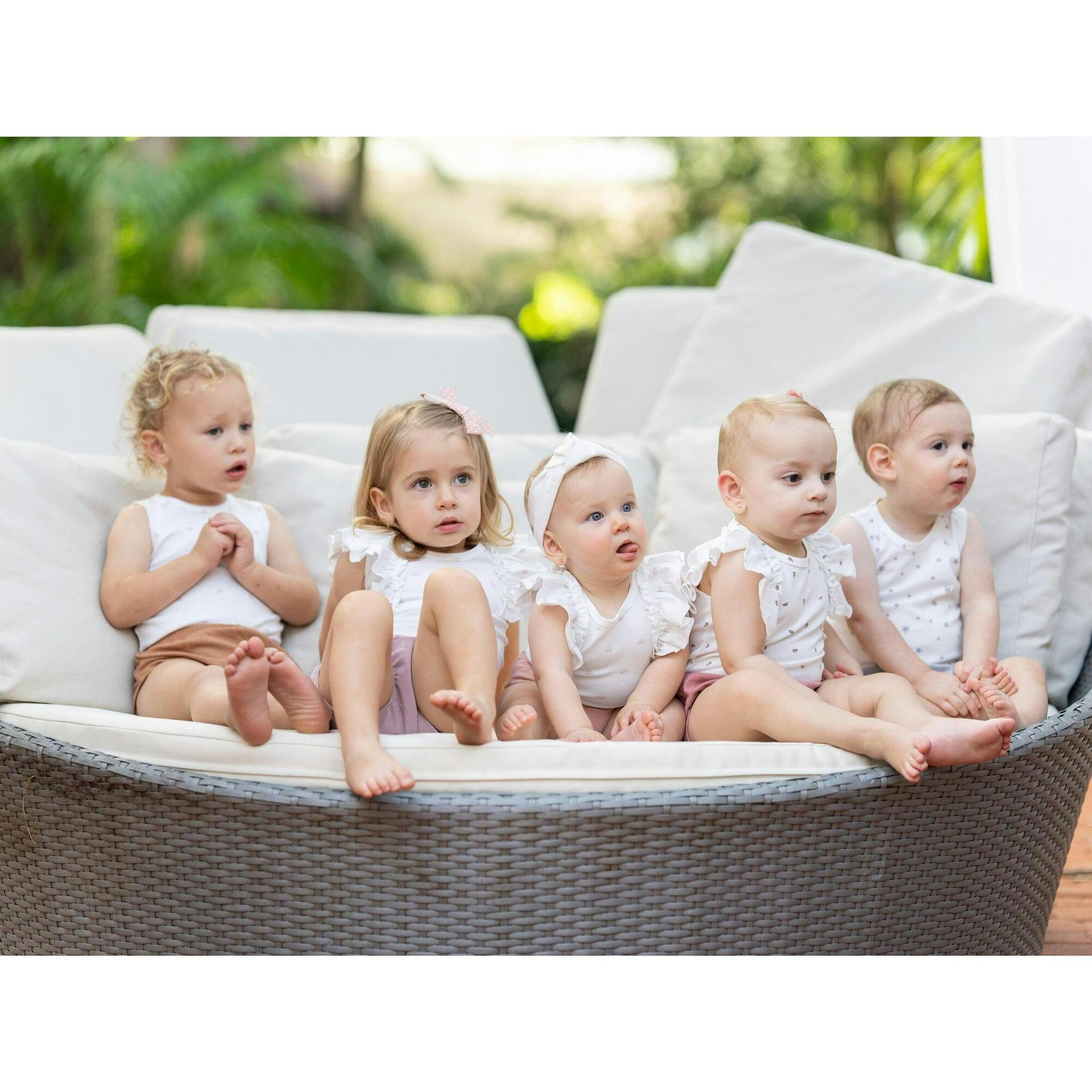 Boys Sleeveless Onesie & Bloomers Set