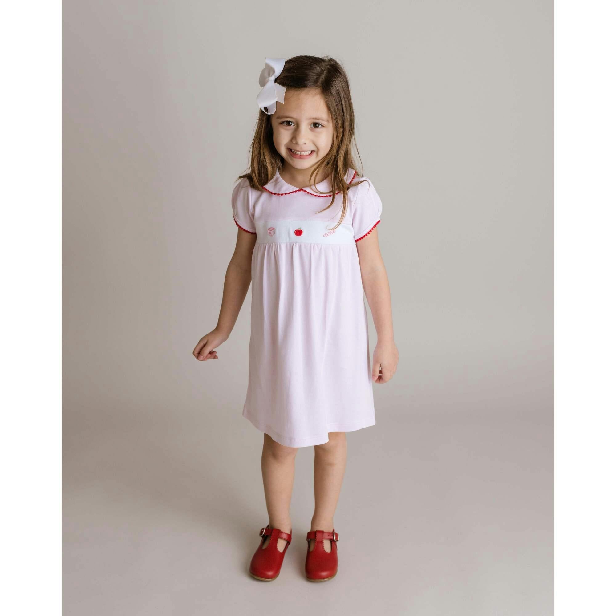 School Days Embroidered Pima Dress