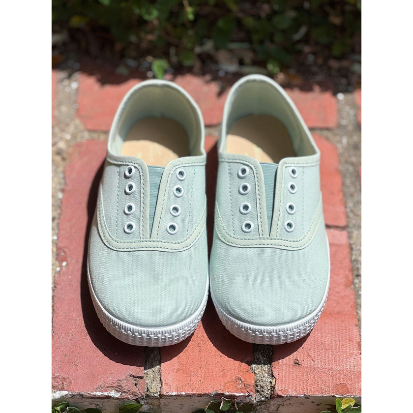Canvas Slip On in Mint