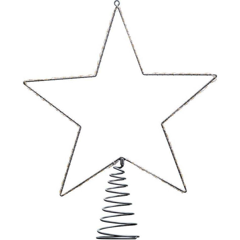 17.5-Inch Metal Lighted LED Star Treetop
