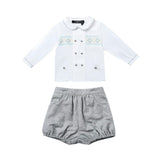 White & Grey Classic Baby Set