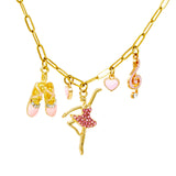 Ballet Multi Charm Necklace