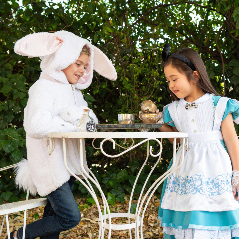 A Leading Role Premium Child Fuzzy Bunny Zip-Up Jacket