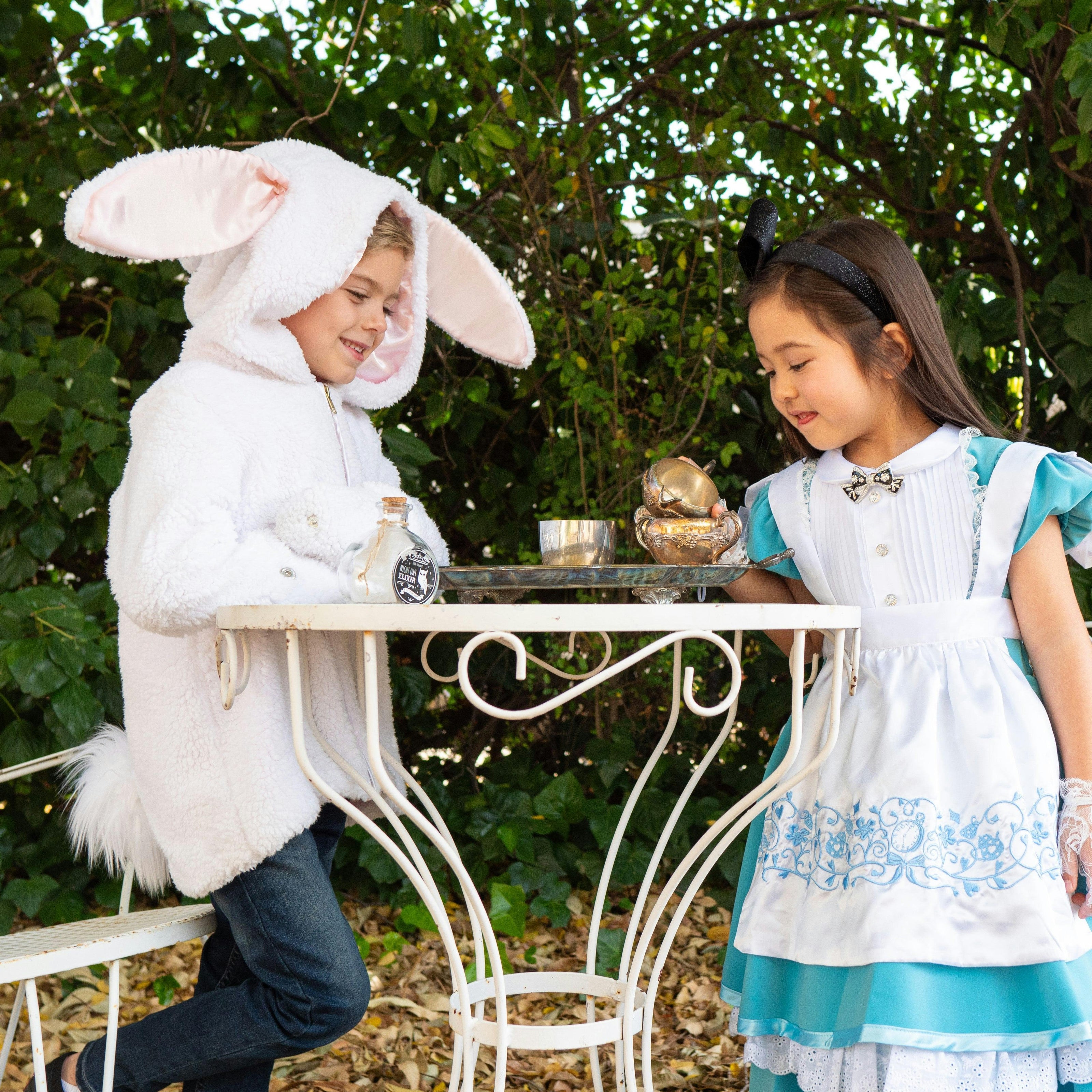 A Leading Role Premium Child Fuzzy Bunny Zip-Up Jacket