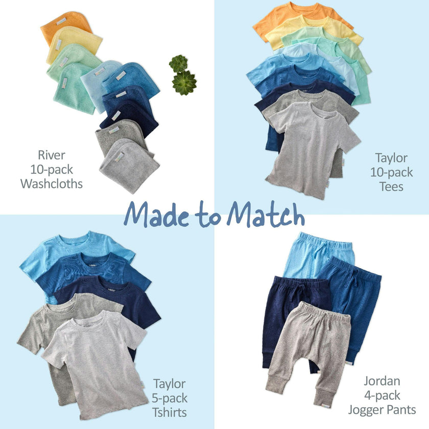 LONDON 10-Pack Toddler Long Sleeve T-Shirts