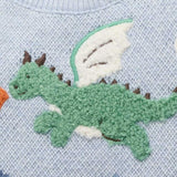 Dragon Mountain Jumper Dragon Jacquard