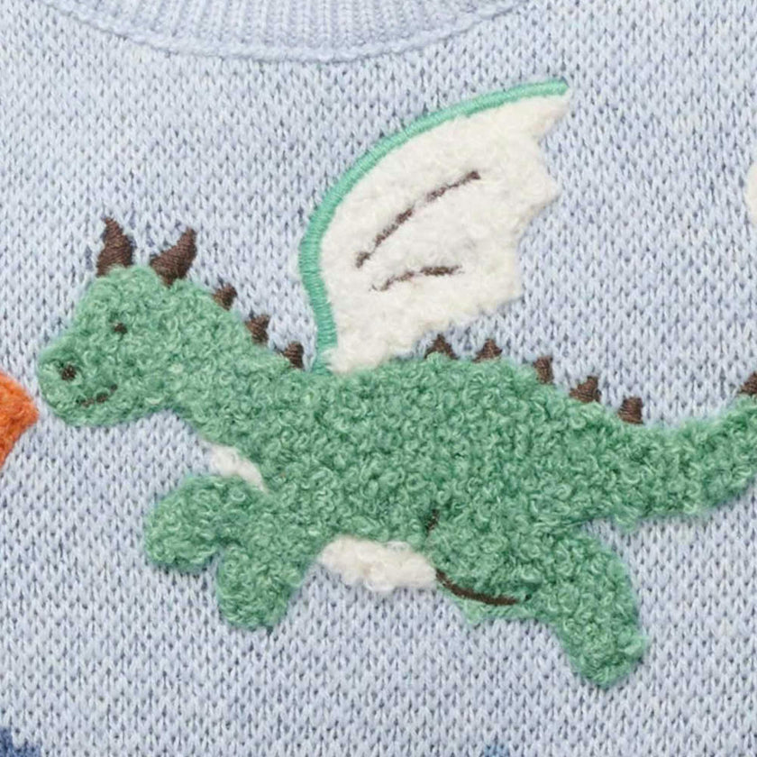 Dragon Mountain Jumper Dragon Jacquard