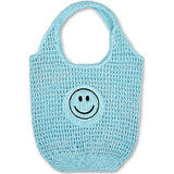 Blue Straw Bag
