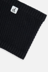 Winter Knit Neckwarmer Black