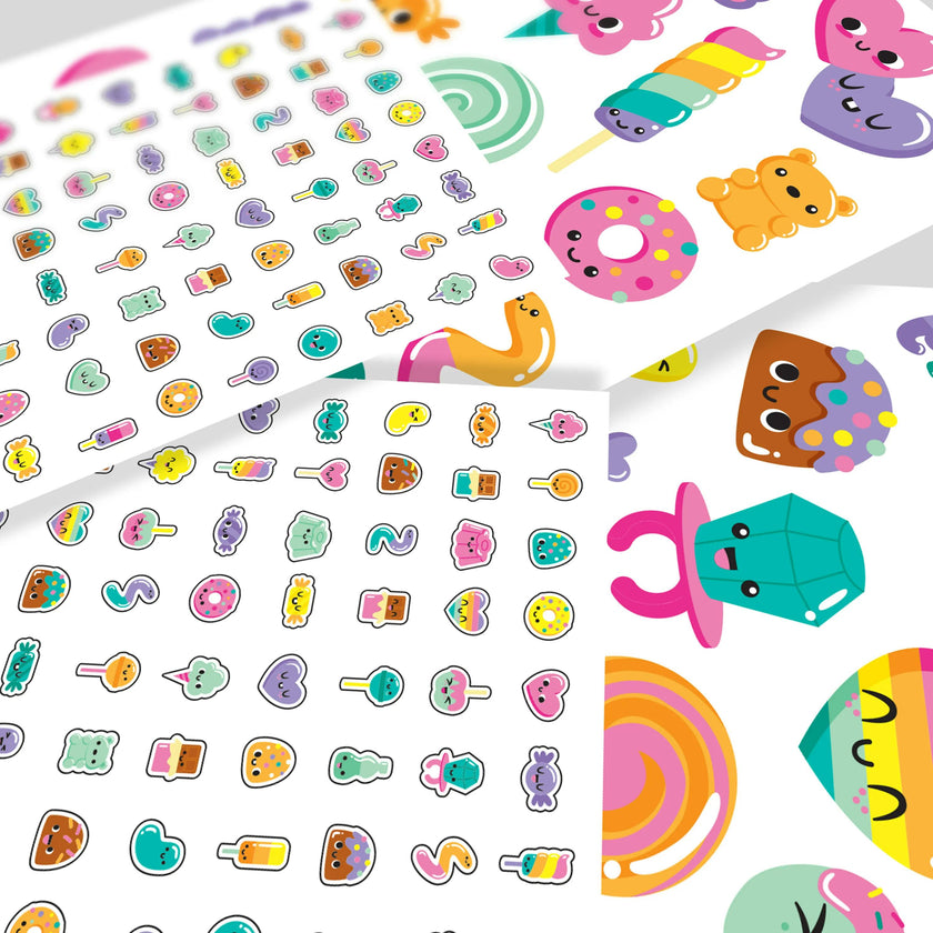 Tattoo-Palooza Temporary Tattoos & Nail Stickers - Sweet Shop - 225+