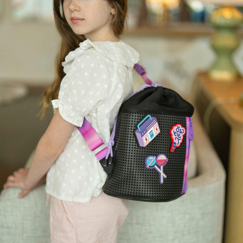 Sophy Drawsting Sling Bag Grape Fizz