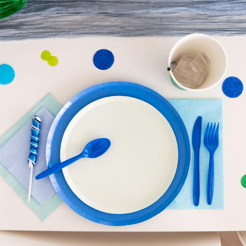 Shades Sapphire Dinner Plates